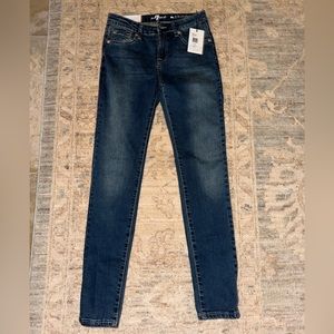 NWT 7 for all mankind super skinny jeans for girls!!